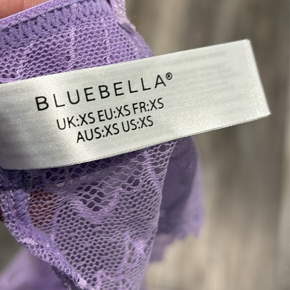 Bluebella purple lace Tori bra XS NEW - Picture 11 of 12